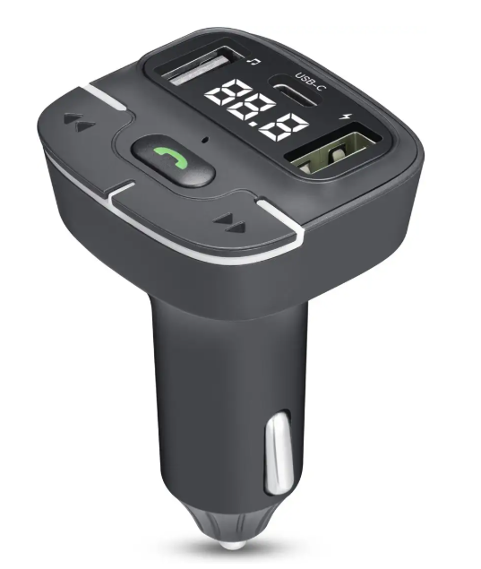 FM-sändare med Bluetooth och dubbel USB-laddare